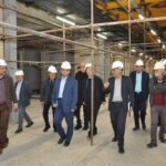 The Honorable Dean of Tehran University of Medical Sciences visited the Professor Samiei Hospital project